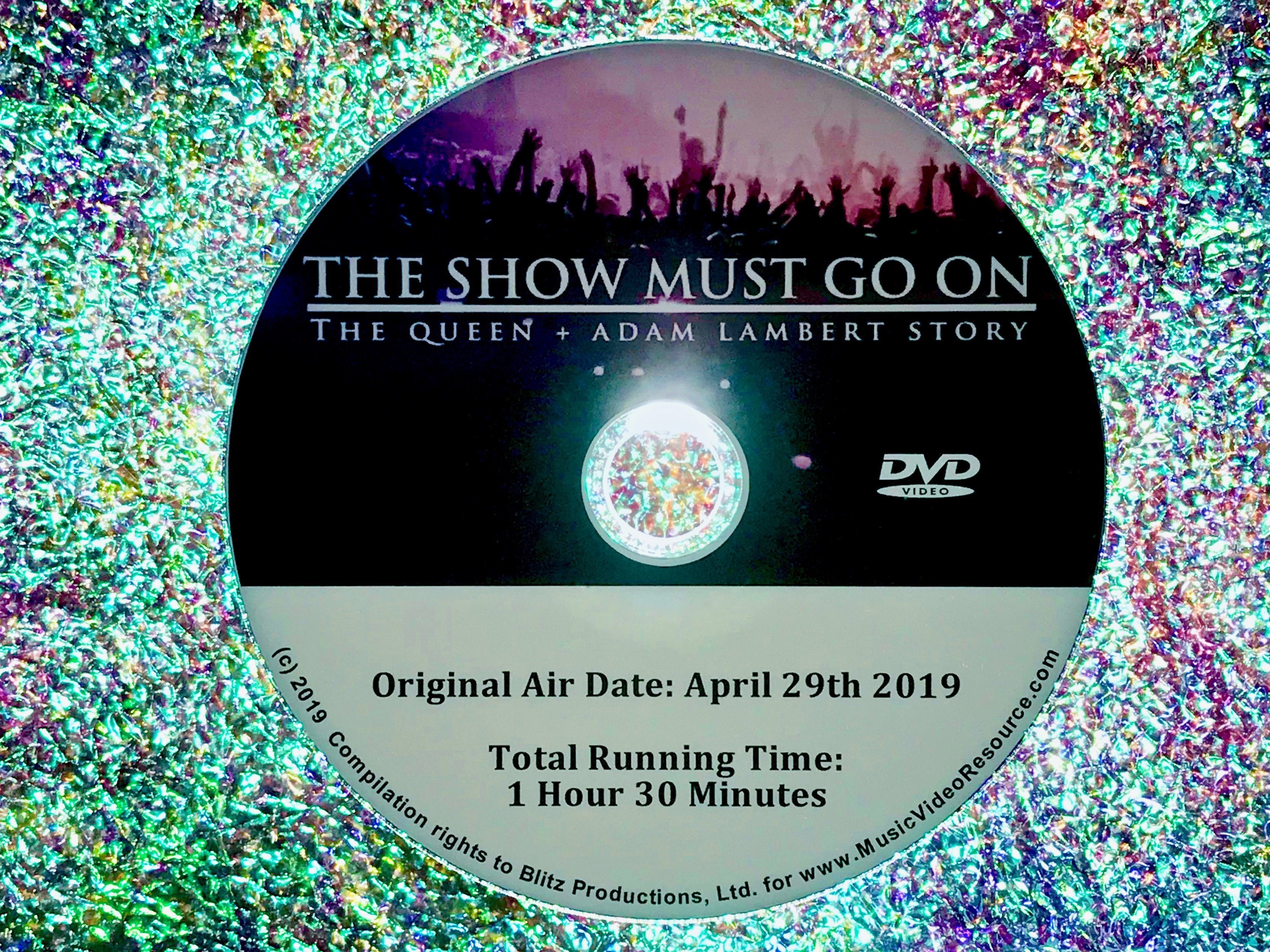 The Show Must Go On The Queen + Adam Lambert Story DVD (2019