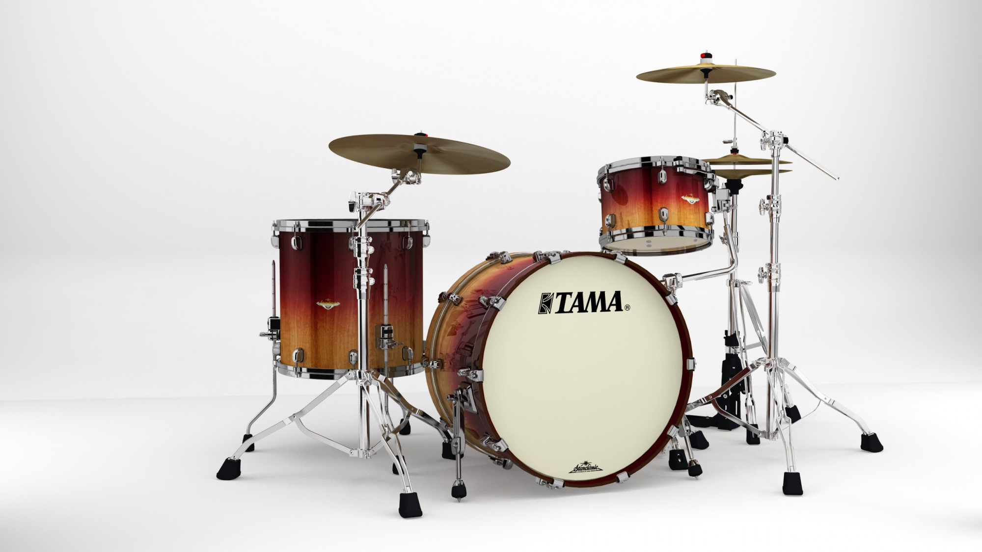 TAMA ME32CZSVVLM Starclassic Maple Exotic Drumset 3teilig Violet