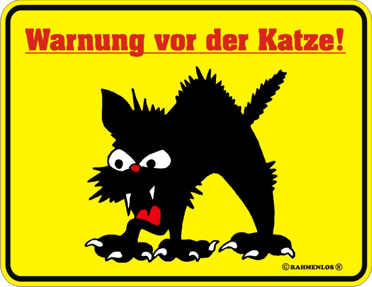 coole witzige lustige Sprüche Blechschild Schild Hunde Katzen Haustiere