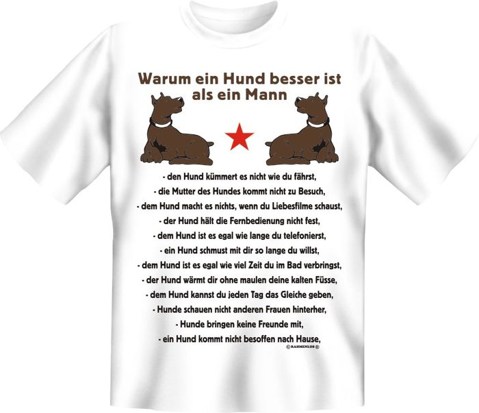 coole witzige lustige Sprüche Fun TShirt zum Thema Hunde Katzen