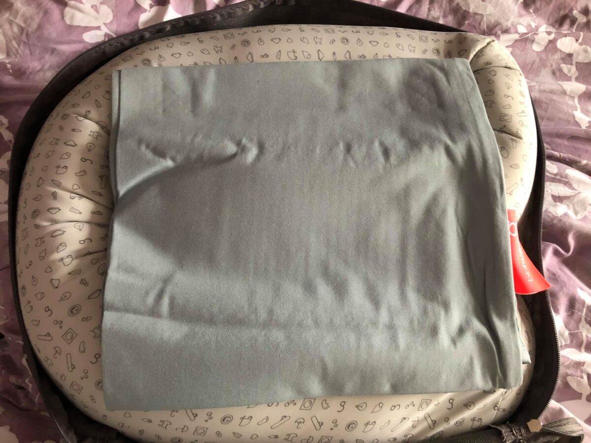 Getting some comfort with the bbhugme pregnancy pillow.