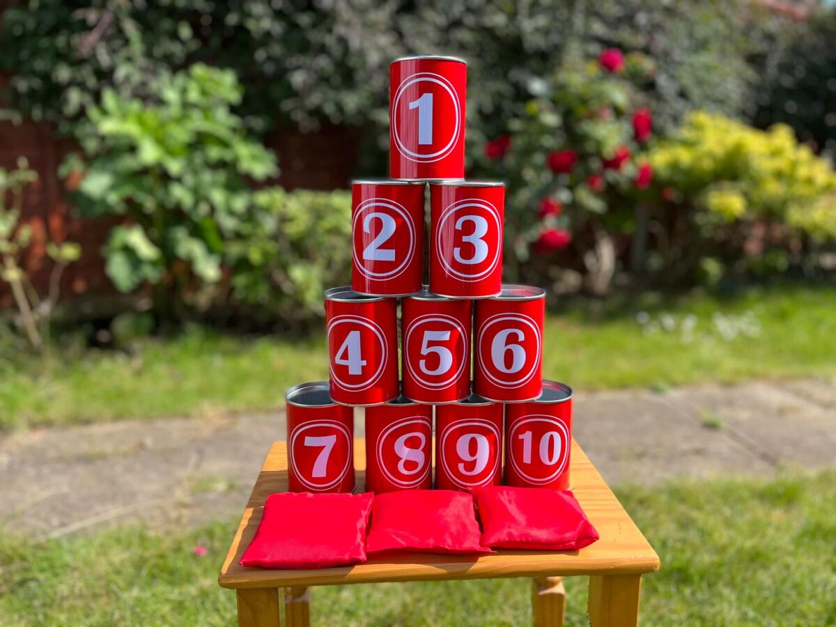 Have fun in the garden with Jaques of London Tin Can Alley game