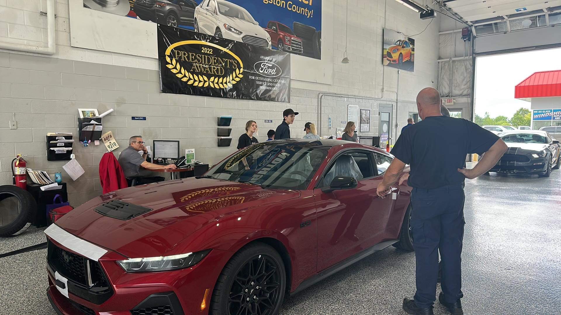 Flying to Brighton Ford for our GT Performance. Mustang7G 2024