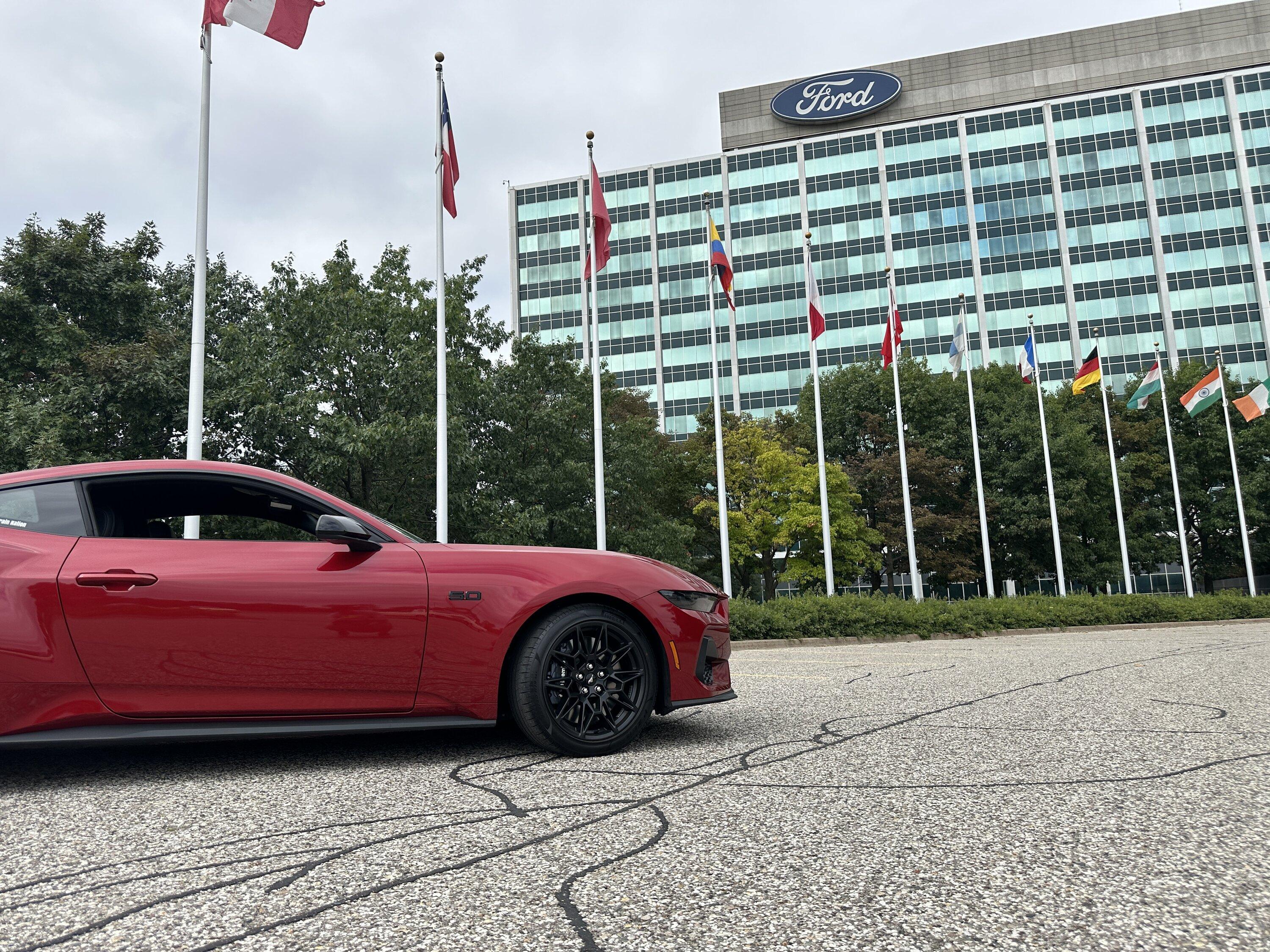 Flying to Brighton Ford for our GT Performance. Mustang7G 2024