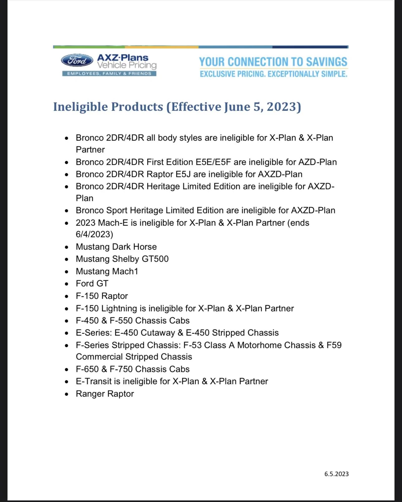 Anyone using Ford Family and Friends plans? Dealer fees? Page 3