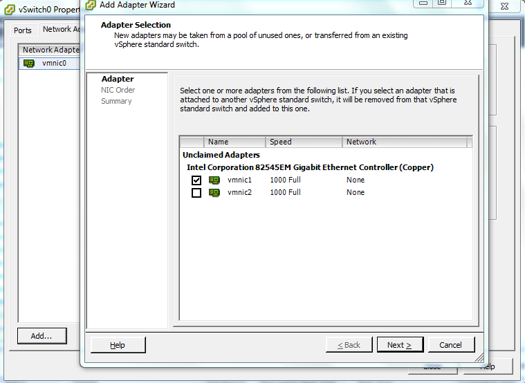 Cấu hình Trunk Ports trên VMware ESXi server (Configure Trunk Ports in