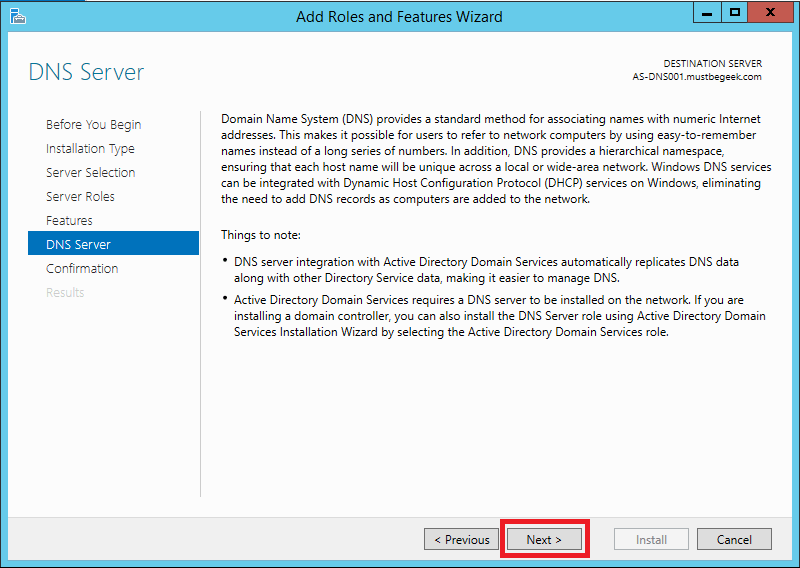 Install DNS Server Role in Windows Server 2012 R2 LaptrinhX