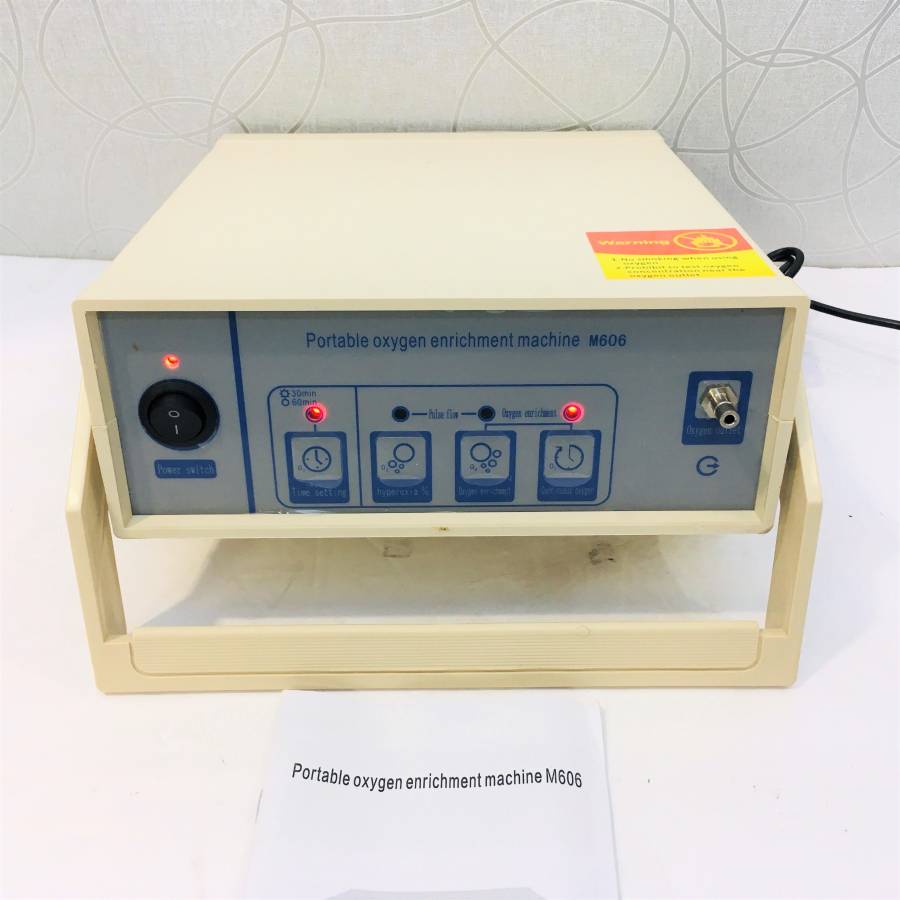Portable Oxygen Concentrator O2 Enrichment Machine M606 2 Battery
