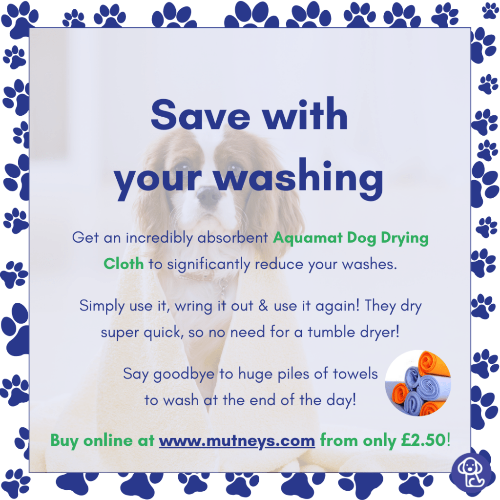 Aquamat Dog Drying Cloth Dog Dry Towel Mutneys
