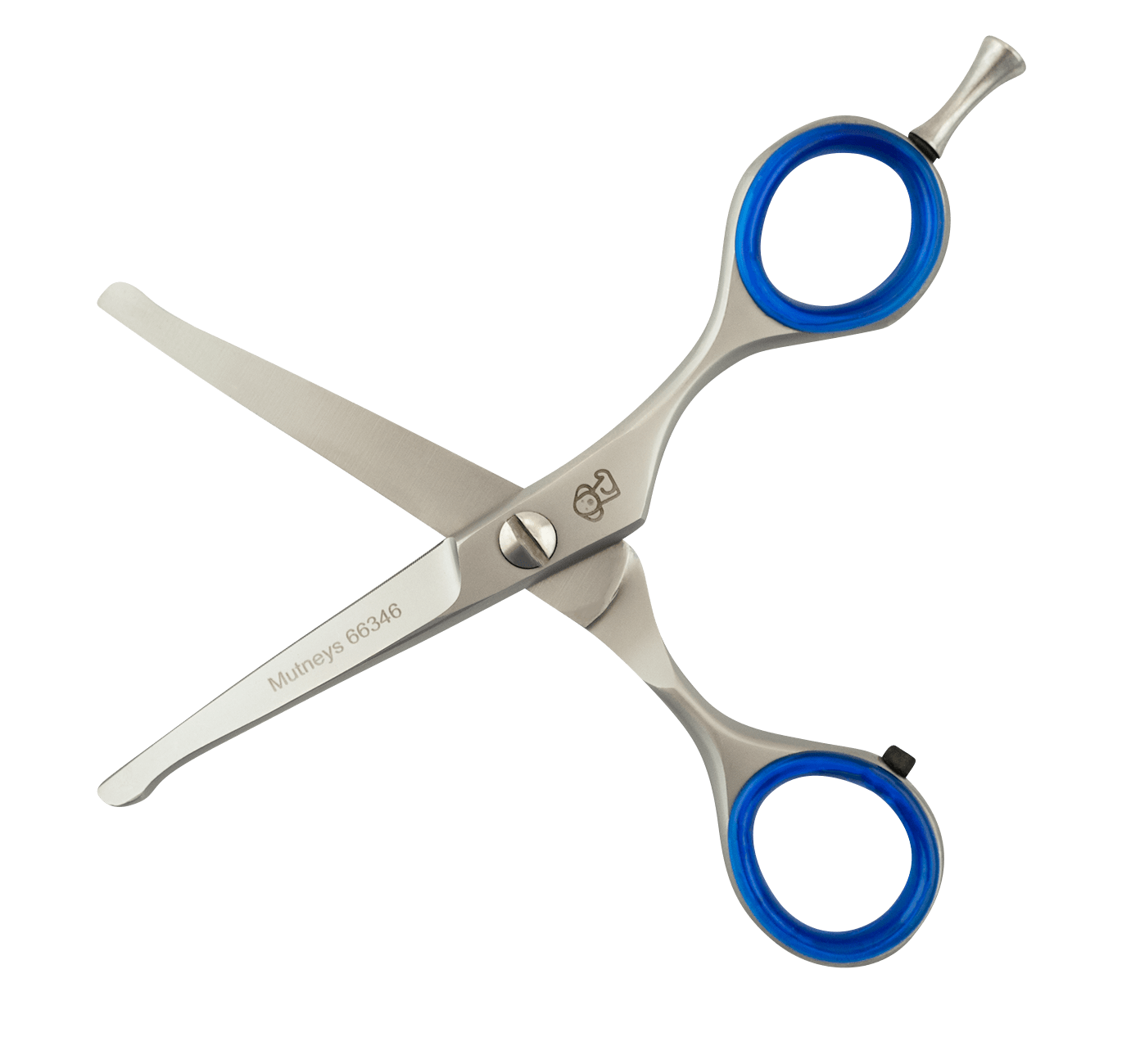 4.5" Curved Blunt Nose Dog Grooming Scissors Mutneys