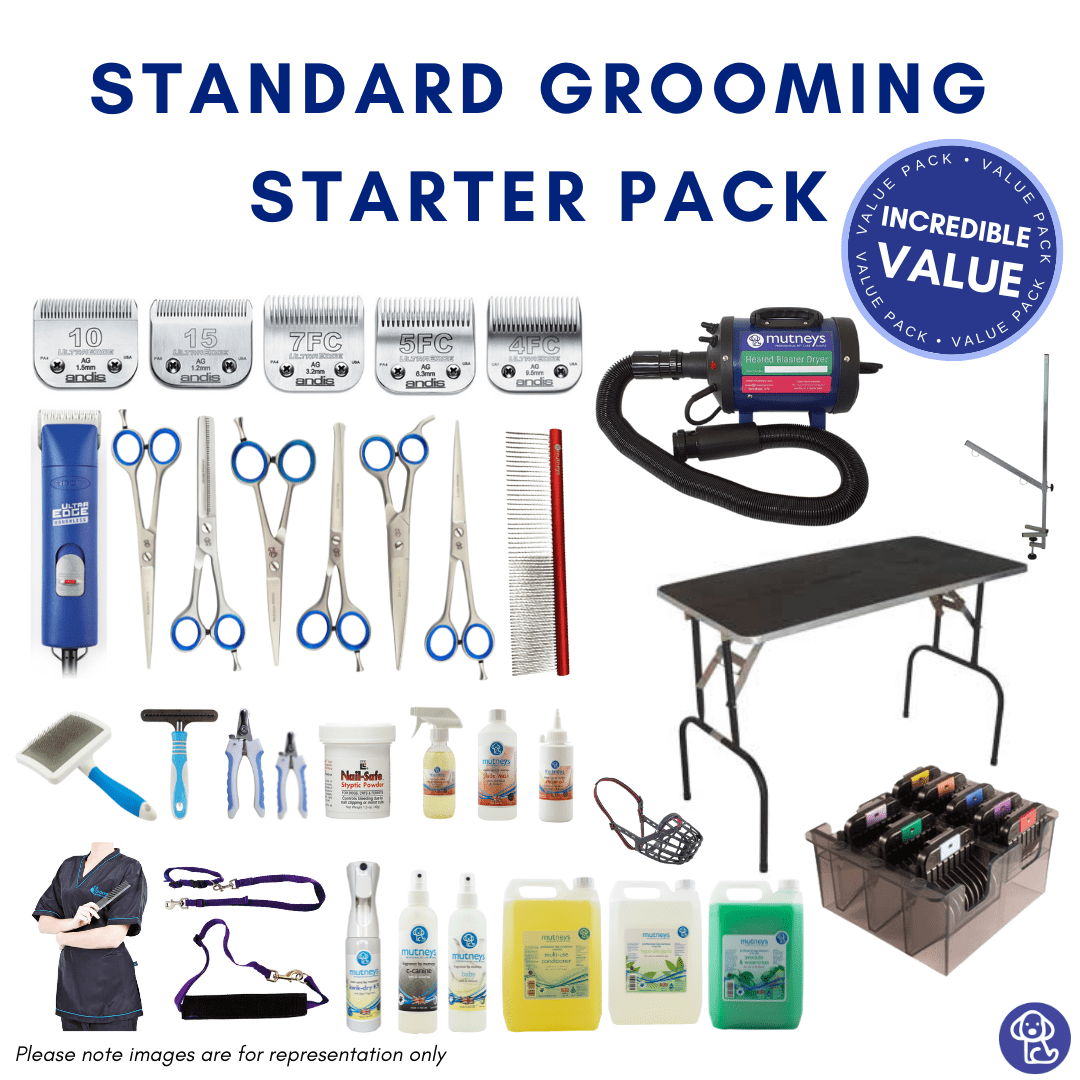 Dog Grooming Standard Starter Pack Dog Grooming Supplies Mutneys