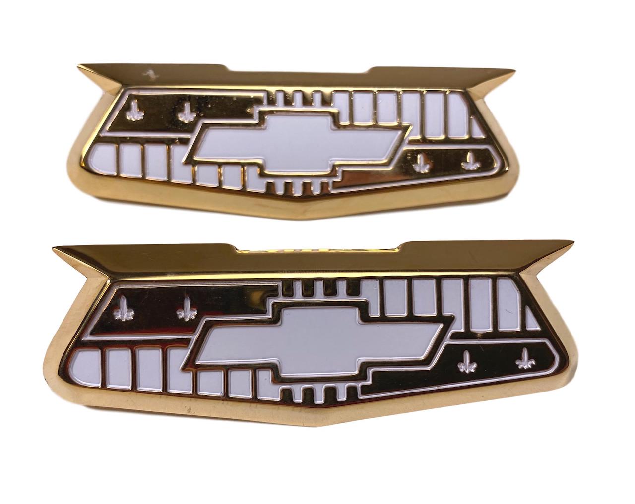 1955 1956 1957 Chevy Bel Air Crest Emblems Danchuk BrandDAN