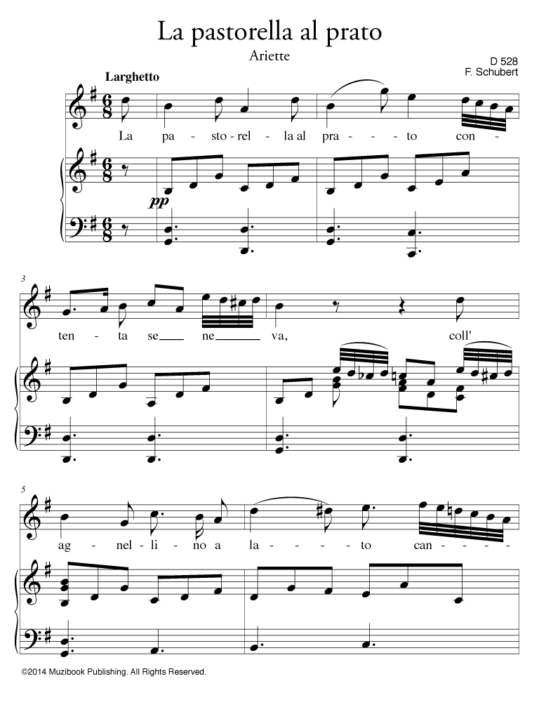 Partition chant classique gratuite