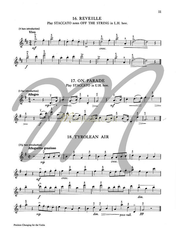Mackay Neil Position Changing for Violin Dla tych