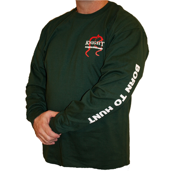 Green Long Sleeve Shirt Knight Rifles Made in the USA