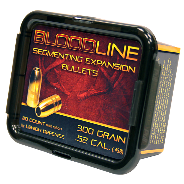 Bloodline 52 Cal 300 Grain Muzzleloader Bullets Knight