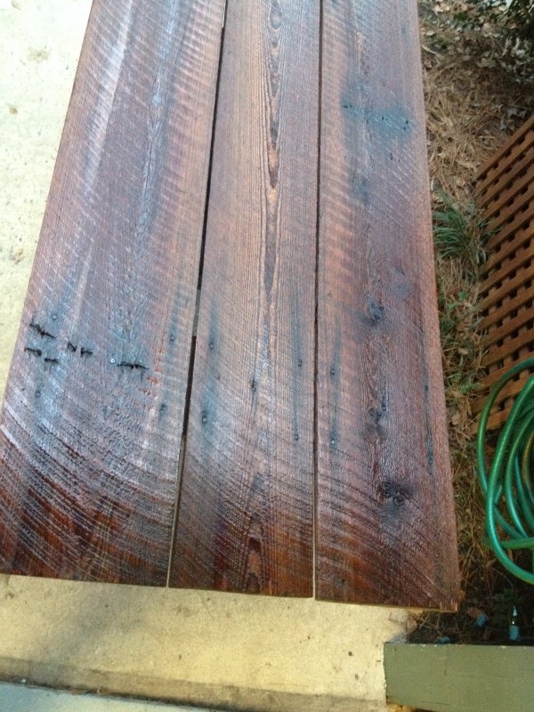 Staining rough sawn pine The Muzzleloading Forum