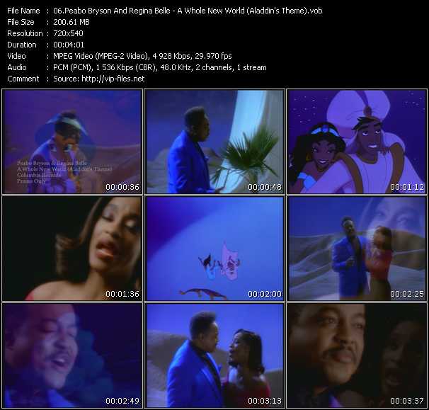 Peabo Bryson And Regina Belle «A Whole New World (Aladdin