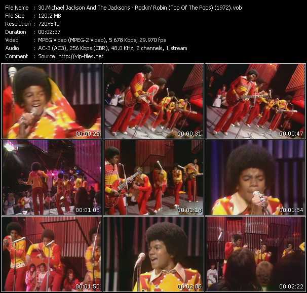 Michael Jackson And The Jacksons (Jackson 5) «Rockin' Robin (From Top