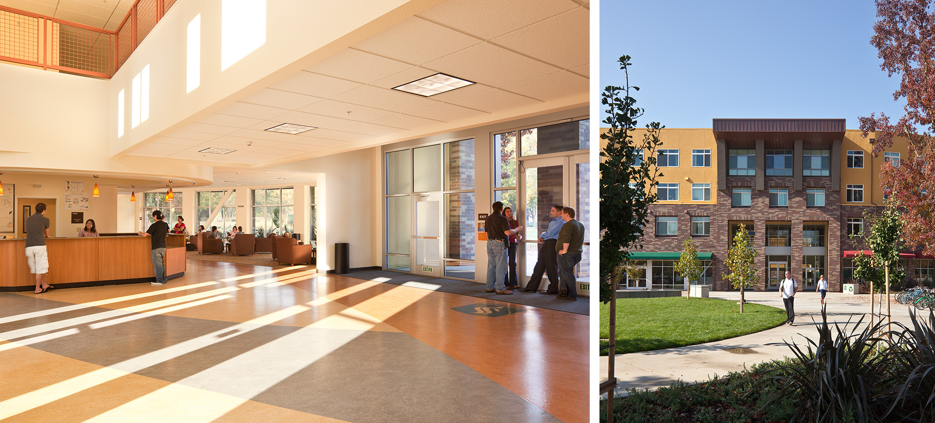 American River Courtyard, CSU Sacramento MVE Architects