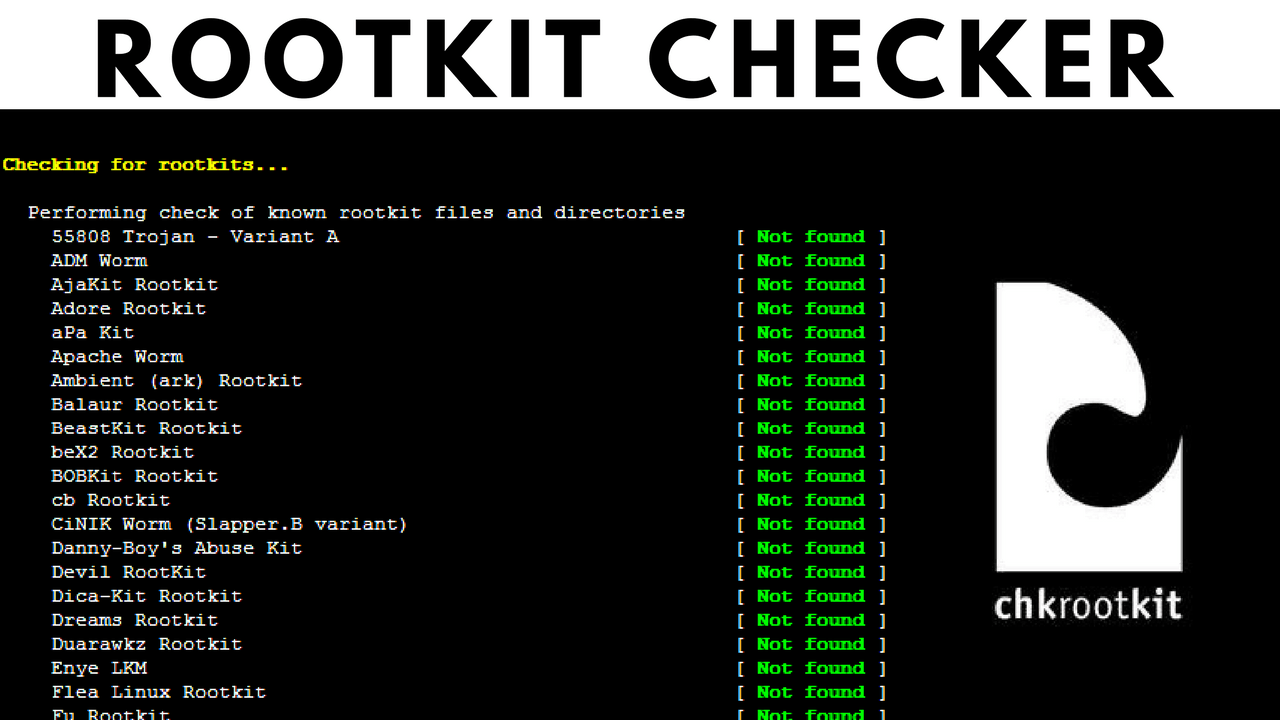 Malware and rootkit detection 2 tools for scanning a Linux server