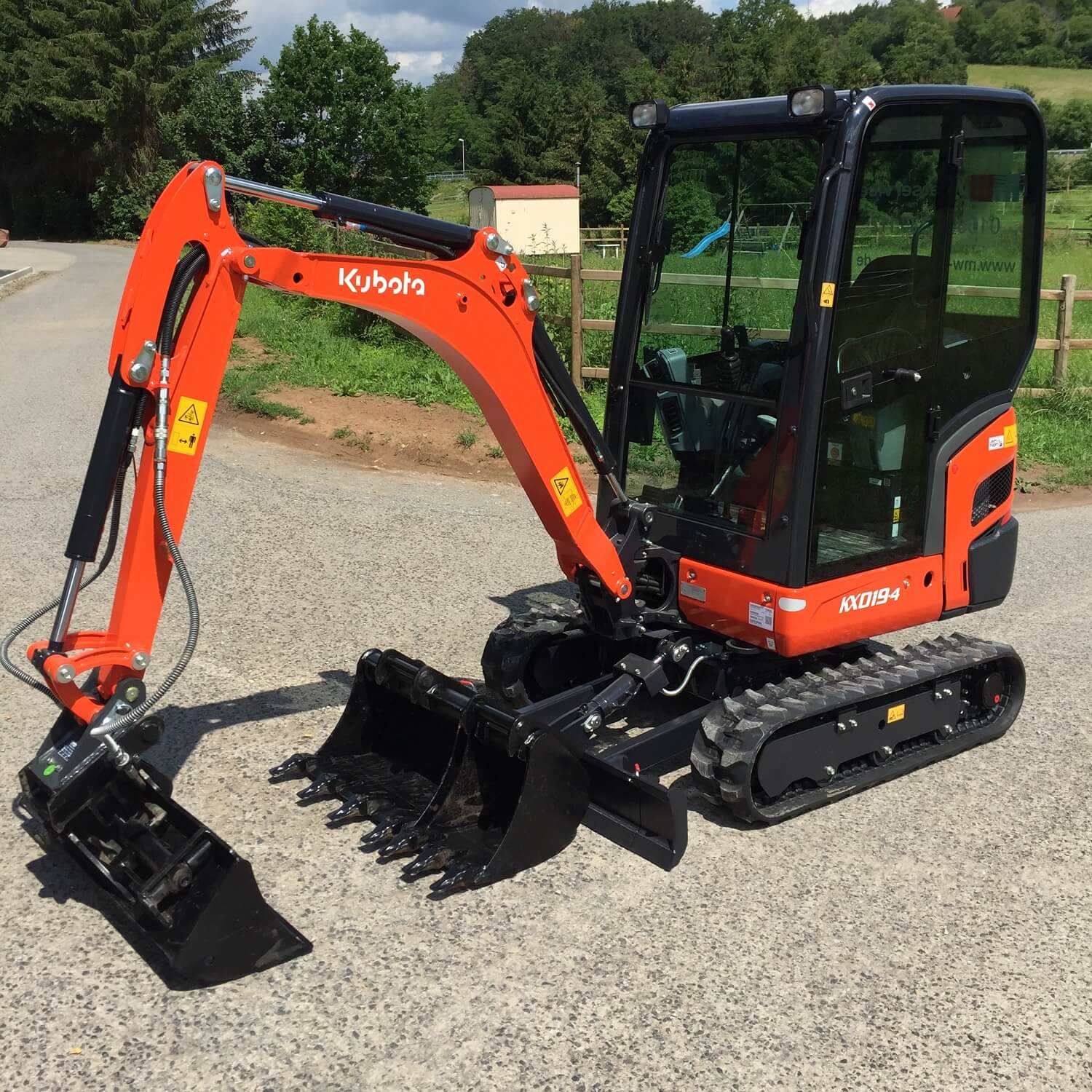 Kubota minibagger von top anbietern. Minibagger Kubota KX019 | mw-mietservice