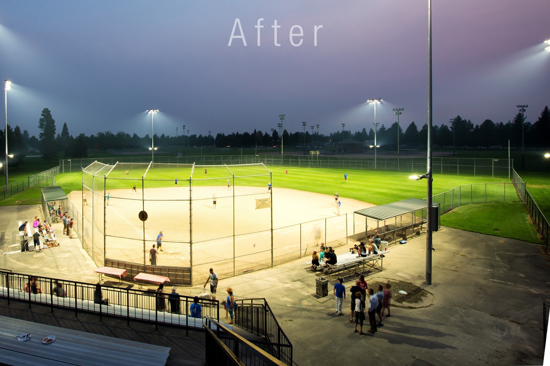 Franklin Sports Complex Softball Field 1 LED Lighting Upgrade MW