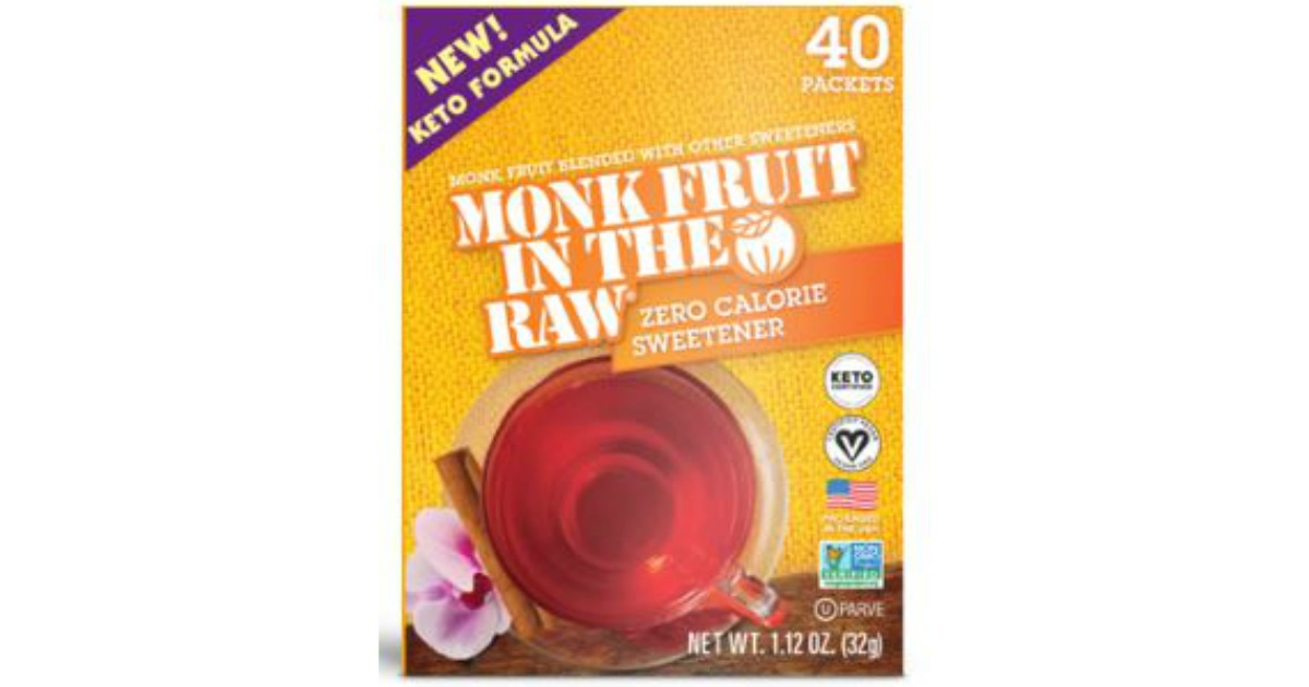FREE KetoCertified Monk Fruit In The Raw Zero Calorie Sweetener