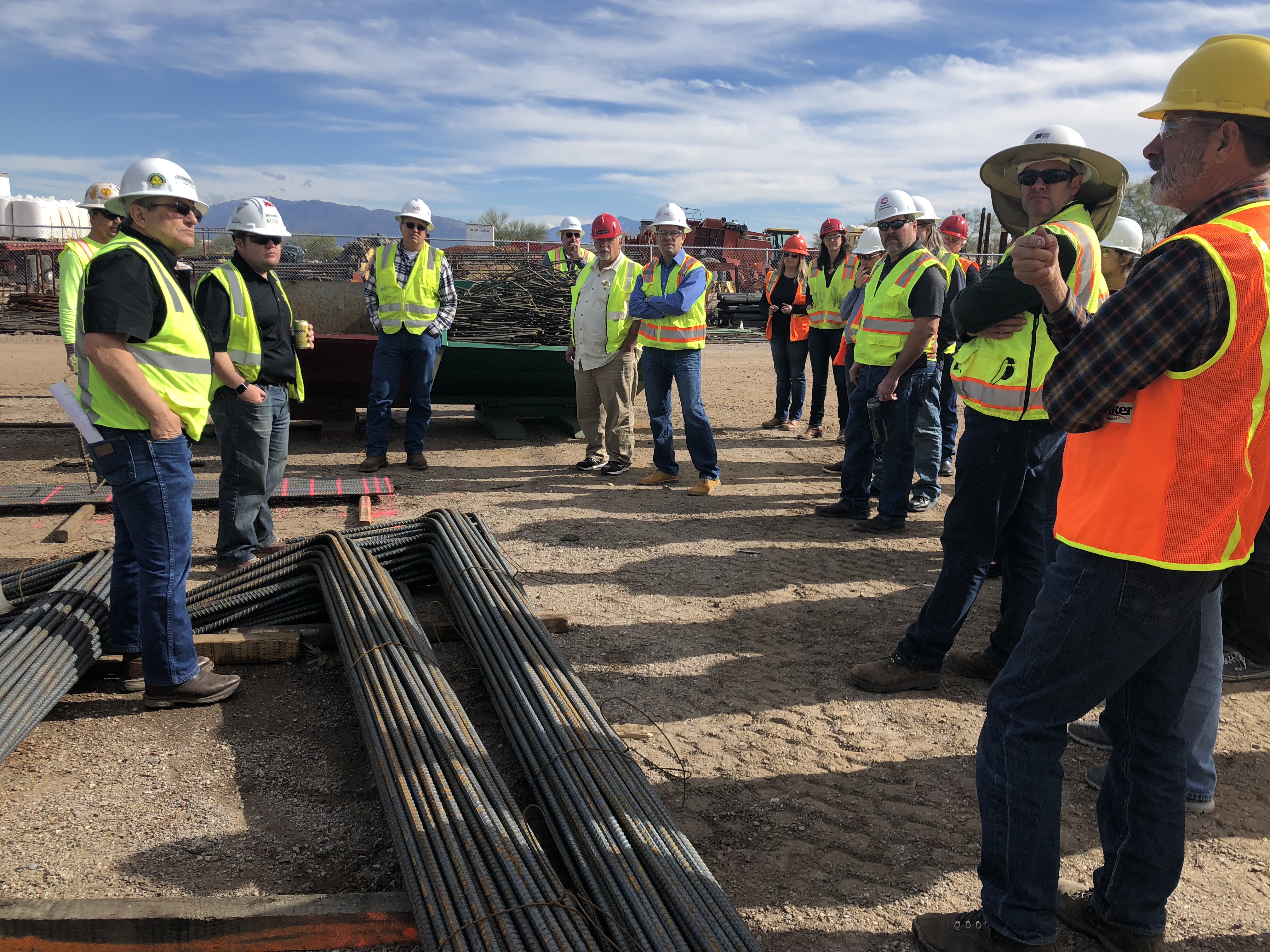 MWG Attends Harris Rebar Plant Tour Martin, White & Griffis Structural Engineers