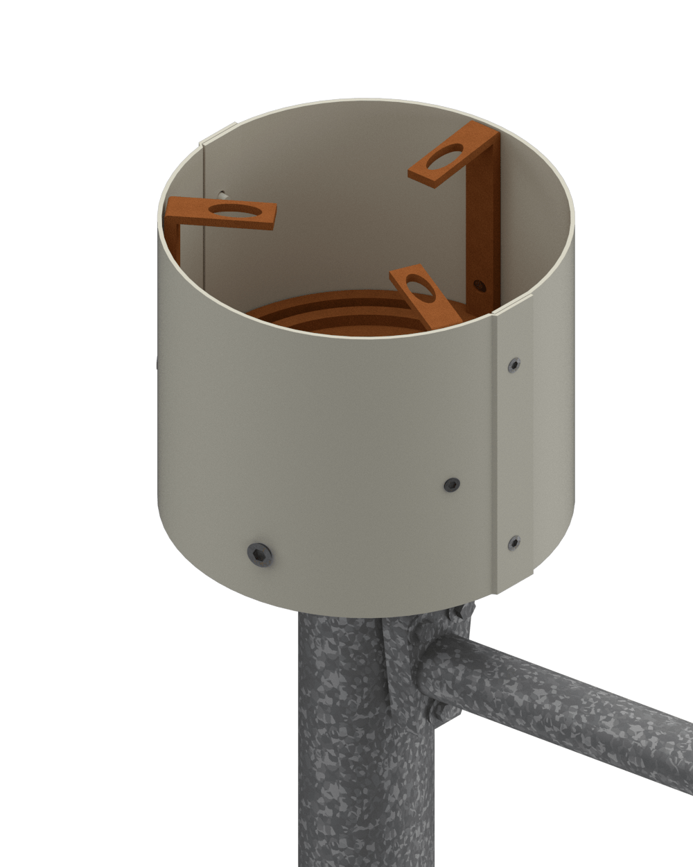 JPAKAM60005LS812C Light Pole Mount w/shrouds Micro Wireless