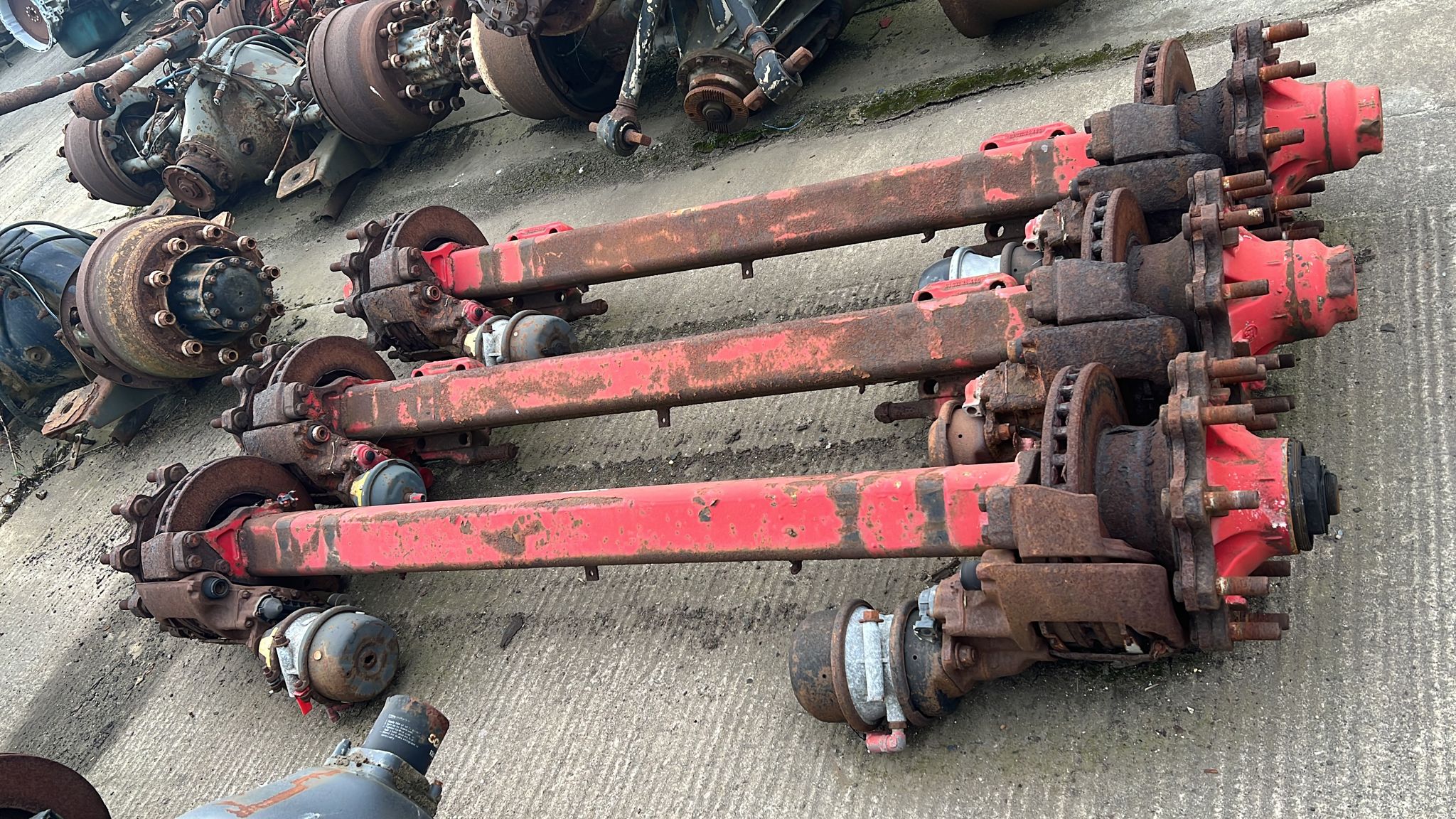 3 x BPW Trailer Axles on Discs MW Tractors