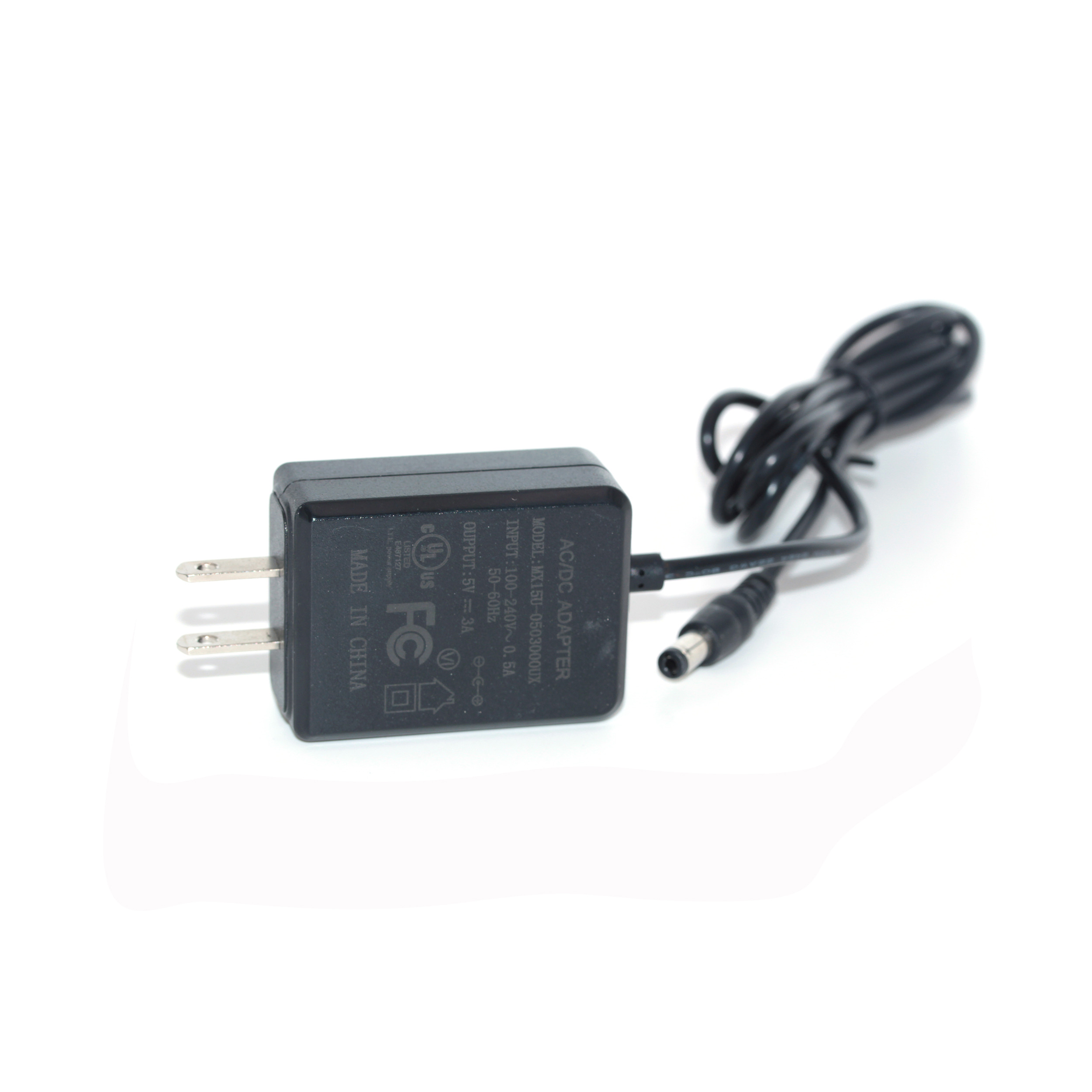 5V3A ul power adapter with dc cable