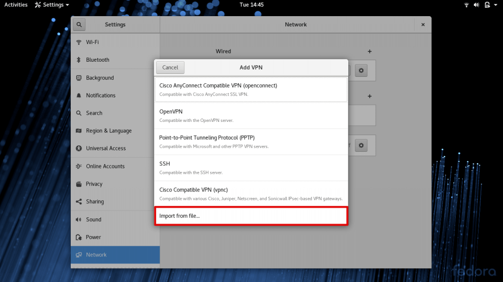Linux Fedora SSL OpenVPN setup My Private Network VPN