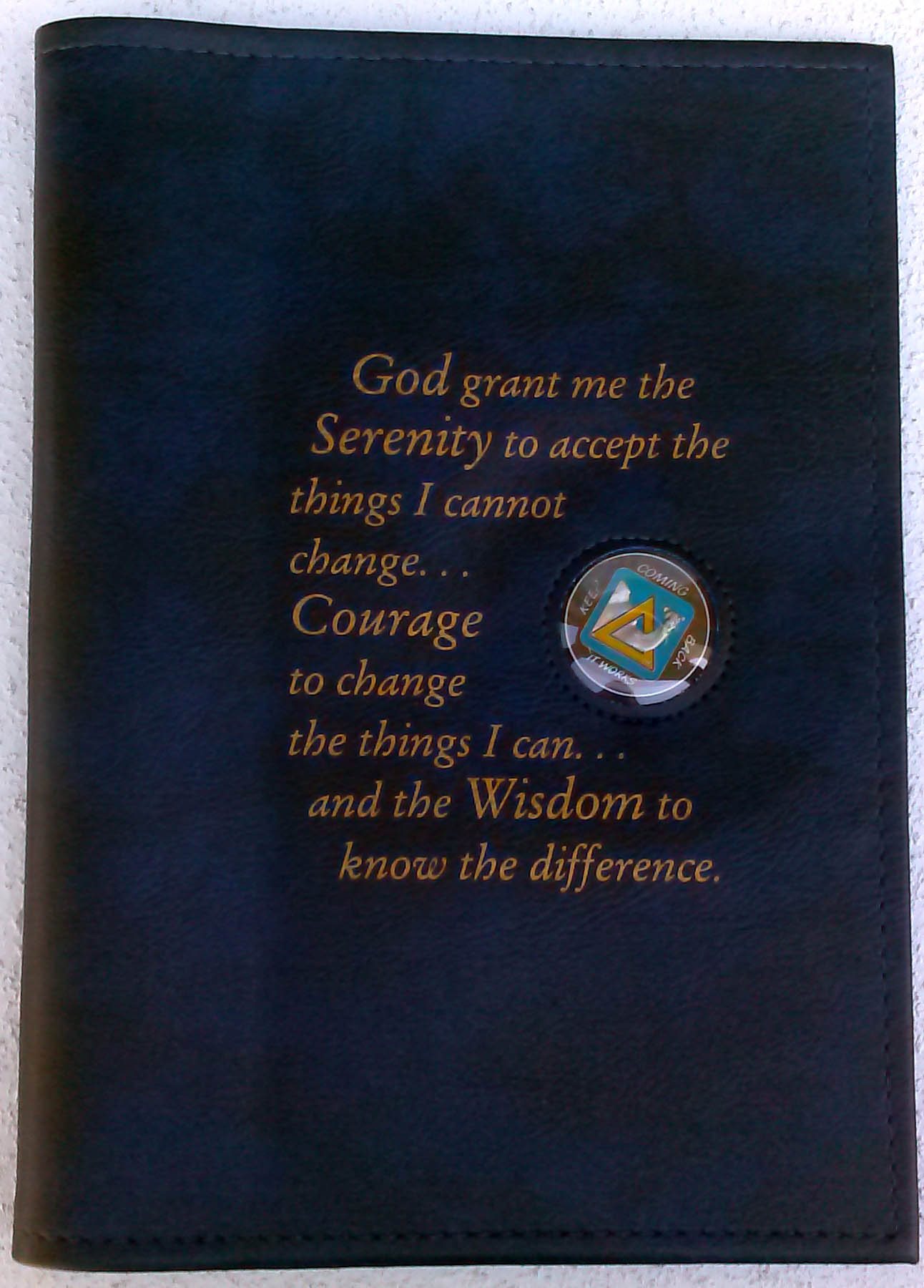 Large Print Big Book book cover BLUE