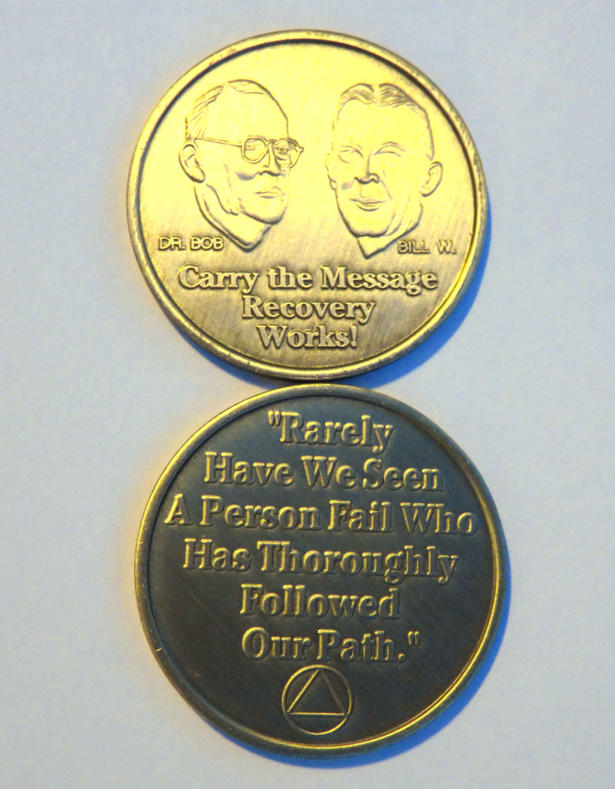 Carry The Message Recovery Works Bronze Medallion