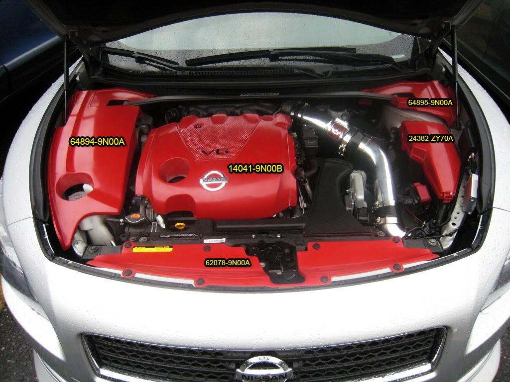 06 Maxima Engine Bay Diagram | Image Causey