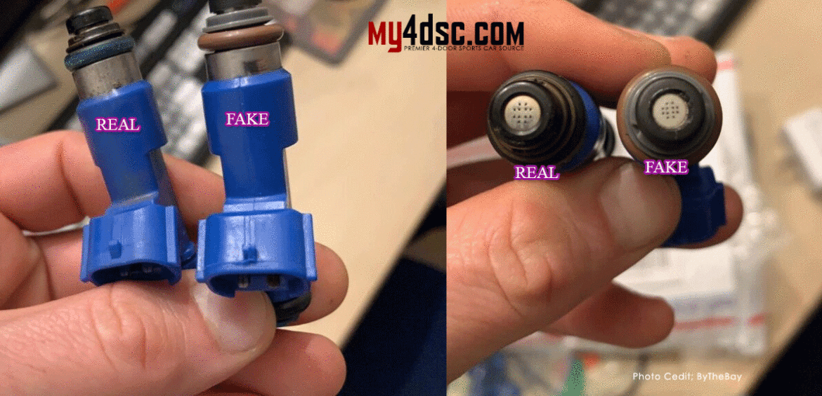 How to Tell the Difference Between Genuine / Fake Knockoff Nissan GTR R35 Injectors