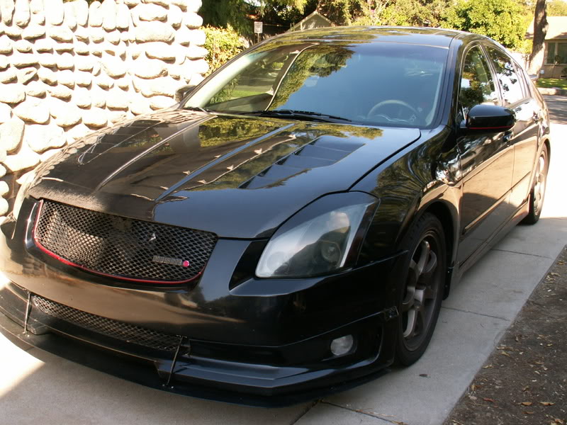 Carbon Fiber Rear WRX Spoiler on 6thgen Maxima