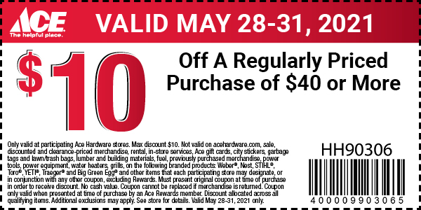 Coupons Ace Hardware Stores in Colorado and Wyoming