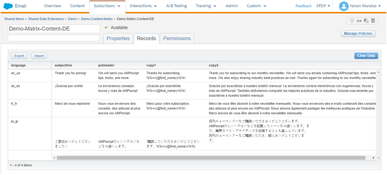 AMPscript LookupRows Function Intermediate Level