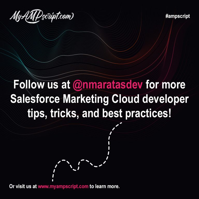 AMPscript Basics Part 1