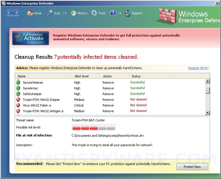 How to remove Windows Enterprise Defender (Uninstall instructions)