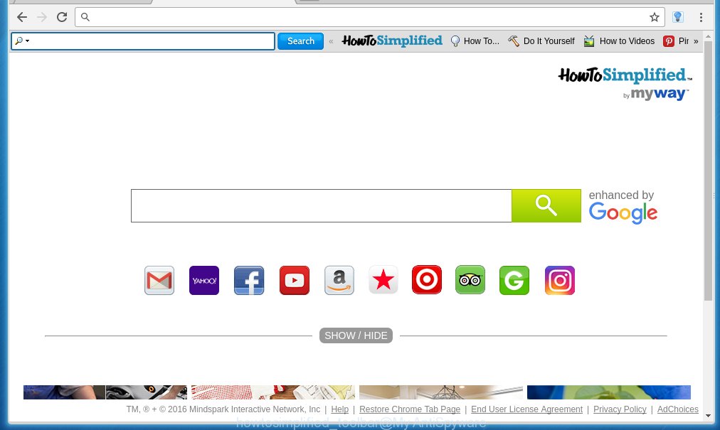 How to remove HowToSimplified by MyWay [Chrome, Firefox, IE, Edge]