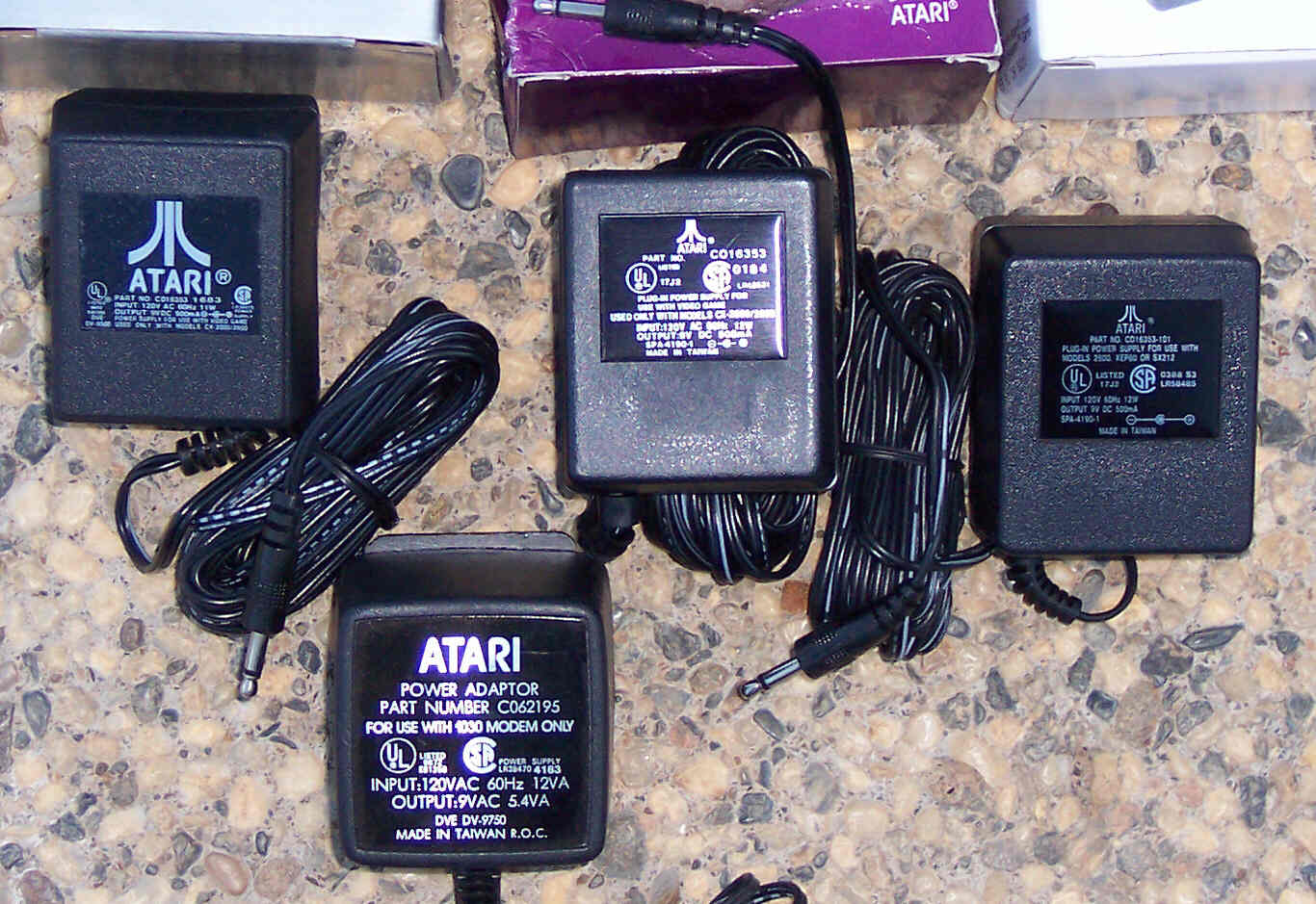 2600 Power Supply AC Adapter Plug Orig Atari New Purple eBay
