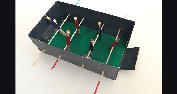 How To Make Your Own DIY Table Football Set My Baba