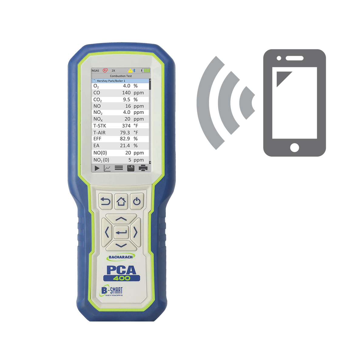 PCA® 400 Handheld Combustion & Emissions Analyzer Bacharach, Inc.