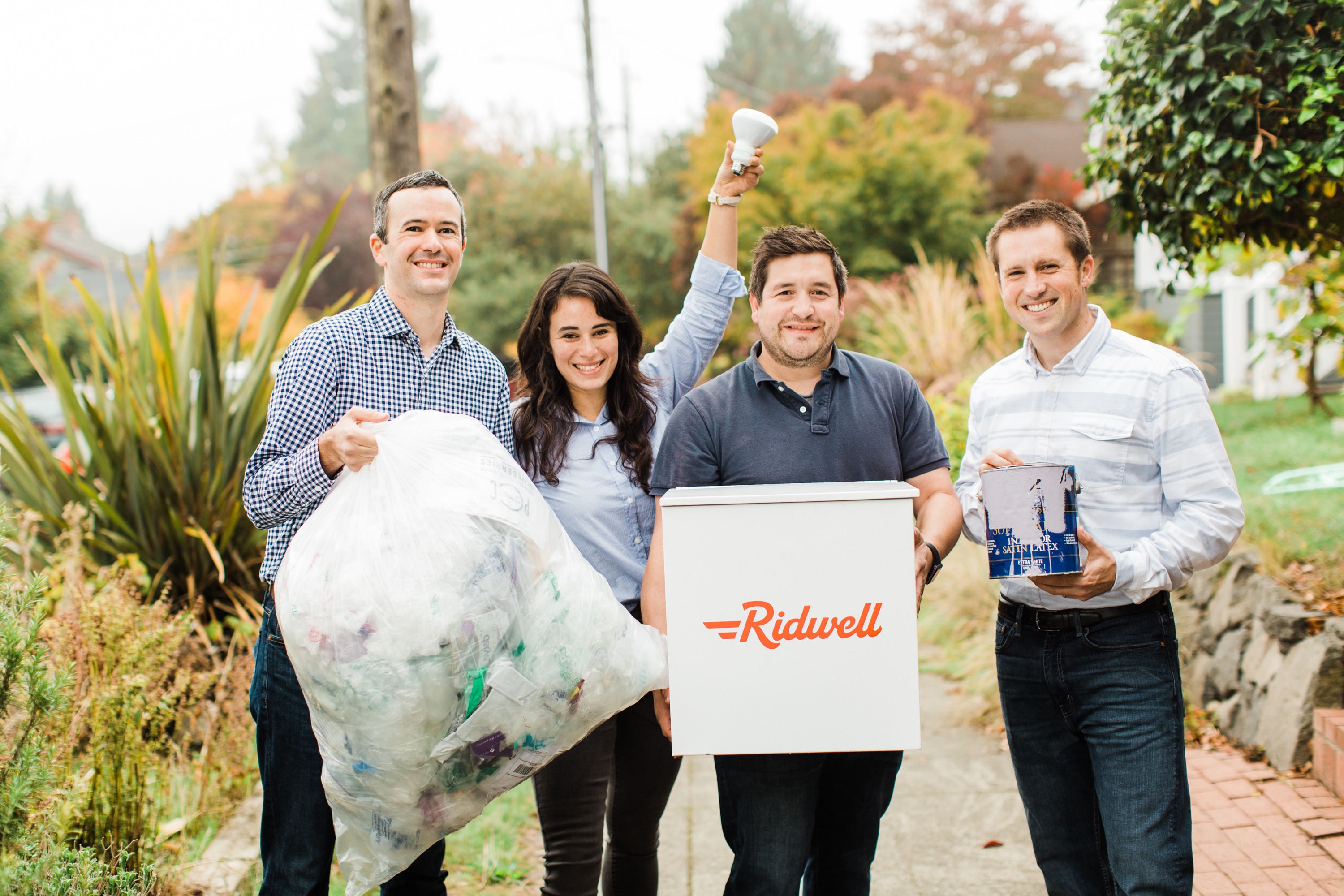 Father and son recycling program evolves into Ridwell, subscription