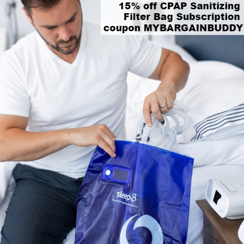 Sleep8 Coupon 15 off CPAP Sanitizing Filter Bag Subscription code