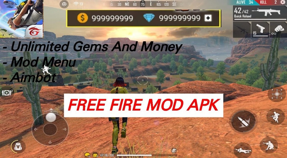 Ff Mod Apk Unlimited Diamond Anti Banned Download Free