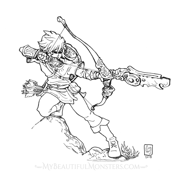 Zelda Breath Of The Wild Pages Coloring Pages